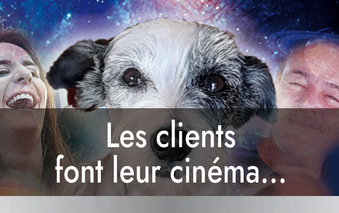 Les clients font leur cinéma...